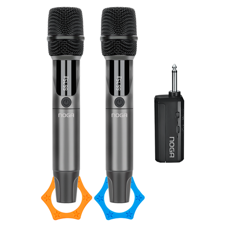 Set Micrófonos Inalámbricos 2.4G con LED