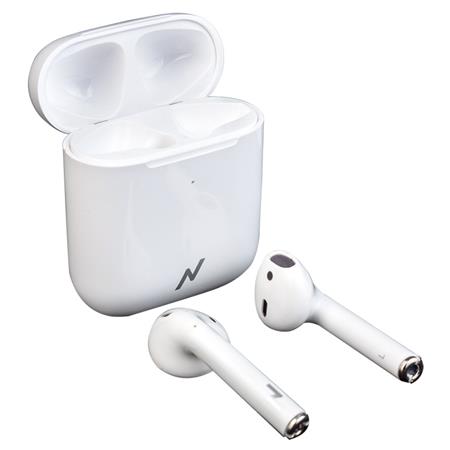 Auriculares True Wireless Stereo BT Earbuds Táctiles con Wireless Charging