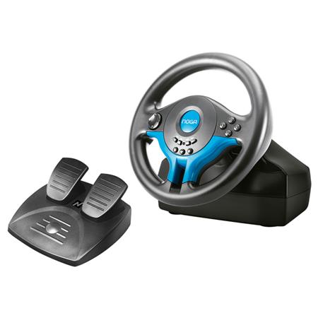 Volante con Pedalera para PC y Consolas