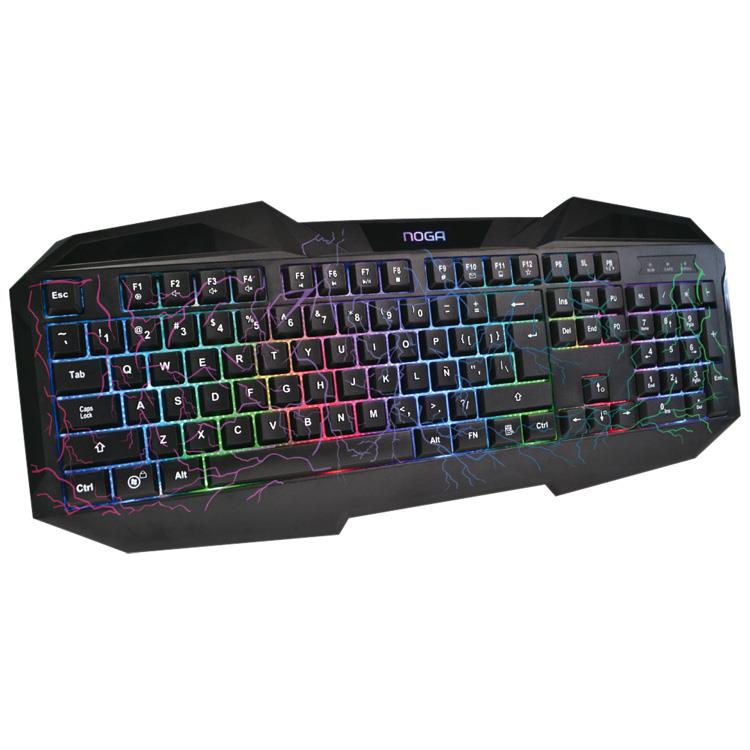 Teclado gamer sales inalámbrico retroiluminado