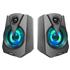 Parlantes Multimedia 2.0 con LEDS